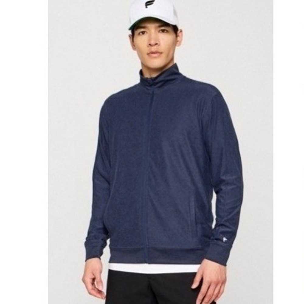NWT Mens The Cloud Jersey Full Zip in navy size small